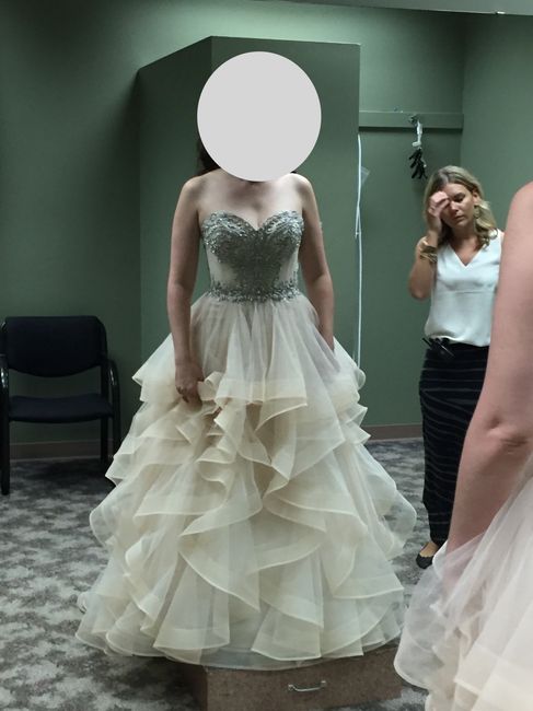 did u show your partner pics of the rejected dresses? (update: show us your rejects!)