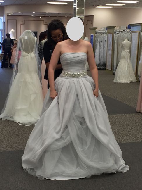 did u show your partner pics of the rejected dresses? (update: show us your rejects!)