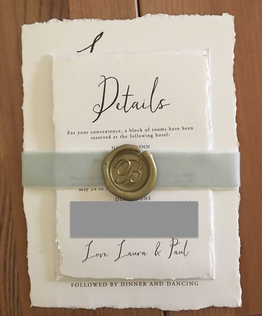 Let me see your invitations