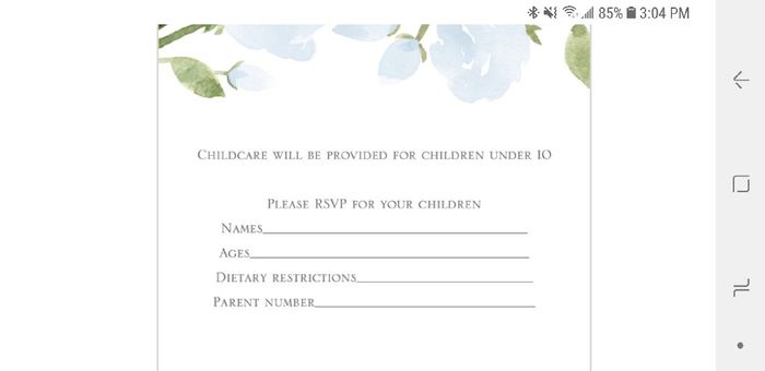 Childcare Wording Help! 1