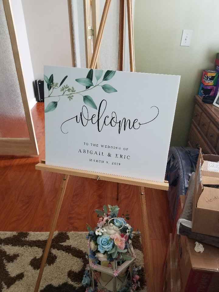 Show me your “welcome” sign - 1