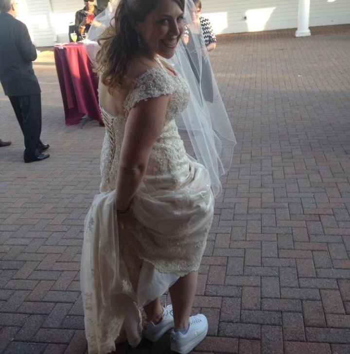 Did anyone or is anyone wearing flats on their wedding day instead of high heels?