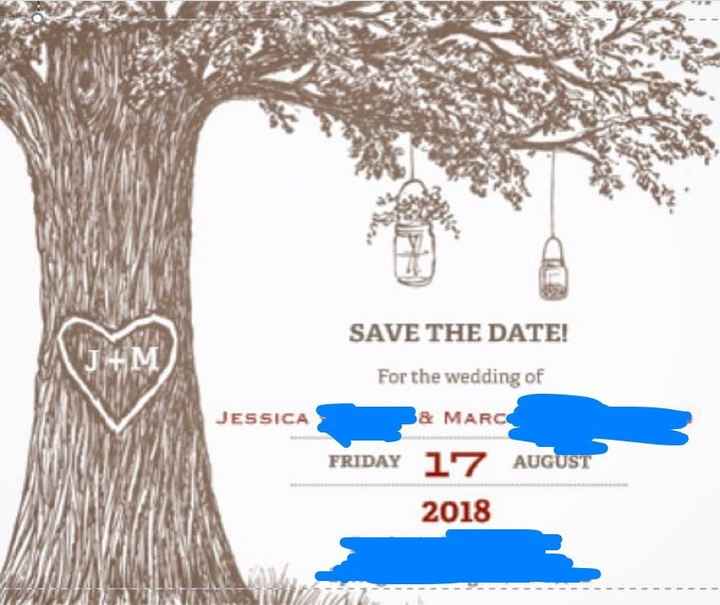 Show me your save the dates!!