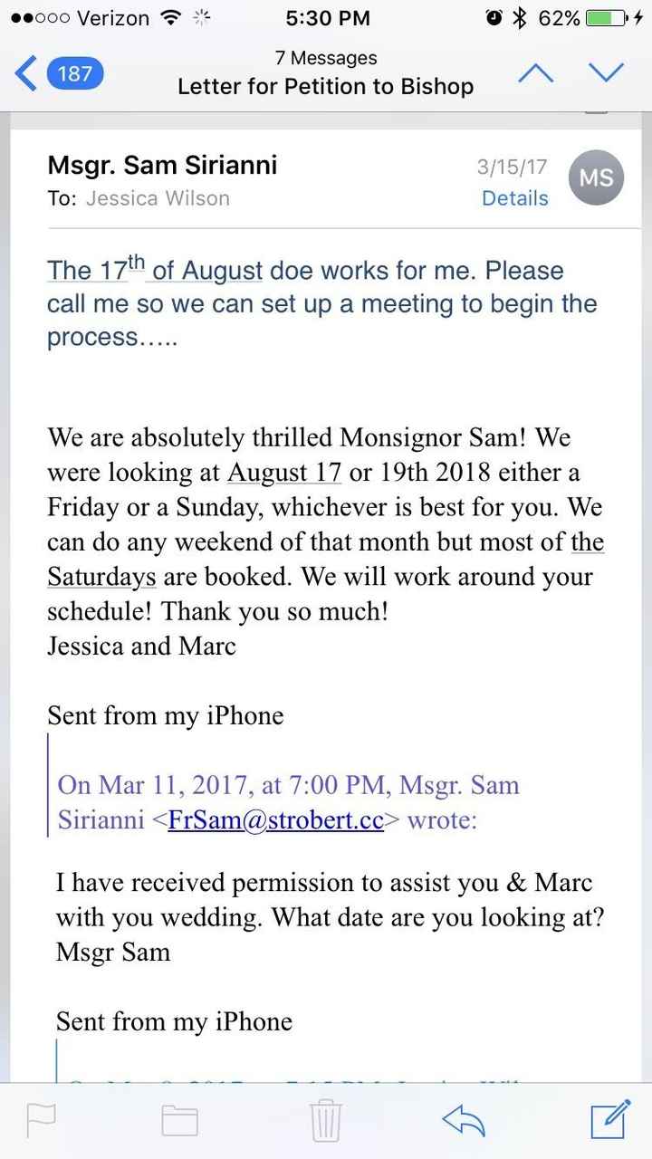 Unfortunate ceremony/reception gap