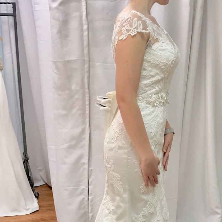 Wedding dress size