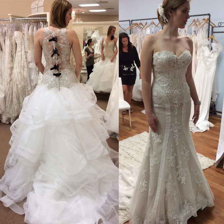 What was the most unique dress you tried on? Pics?