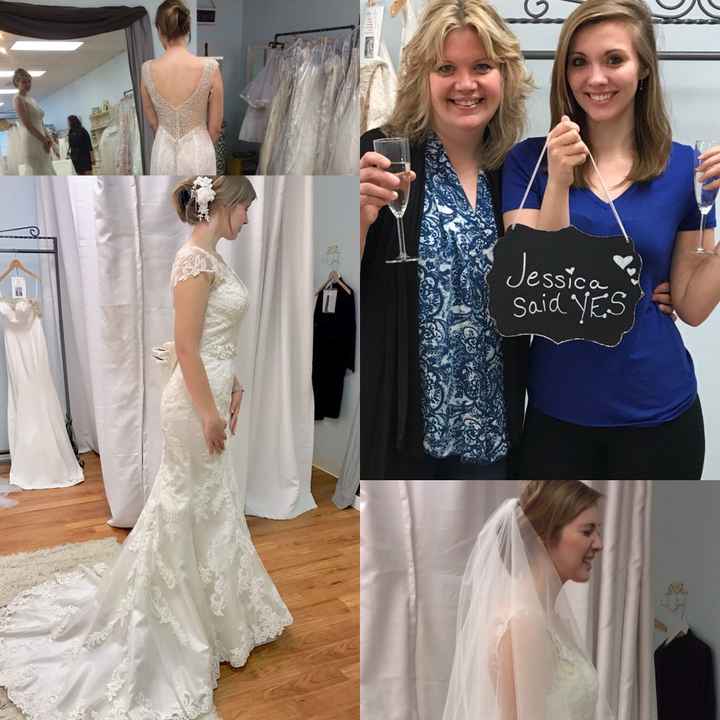 Wedding dress shopping!