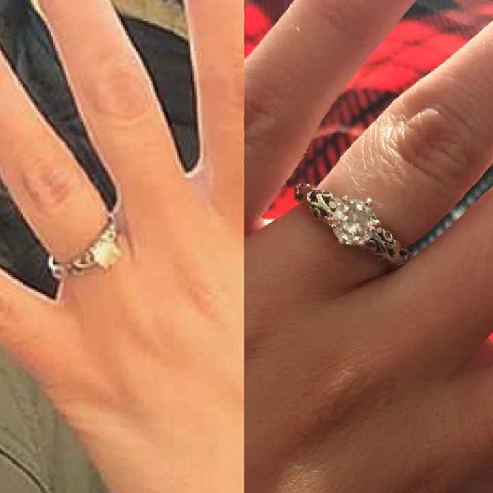 Diamond loose after engagement ring re-sized?