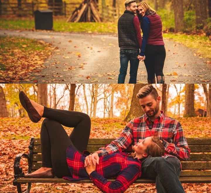 What did your fiance wear for engagement photos?