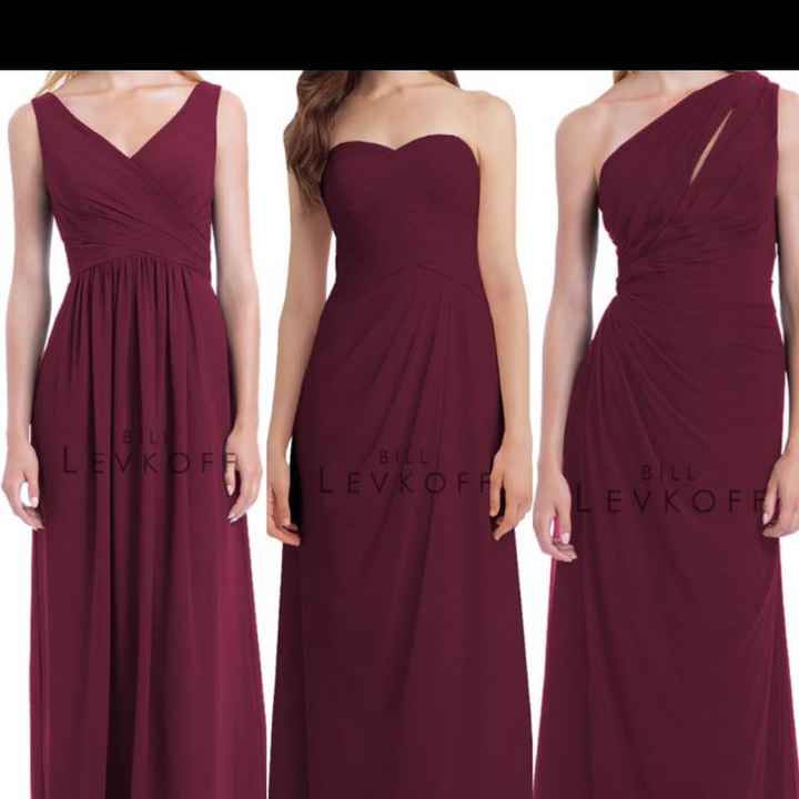 Bridesmaid looks - 1