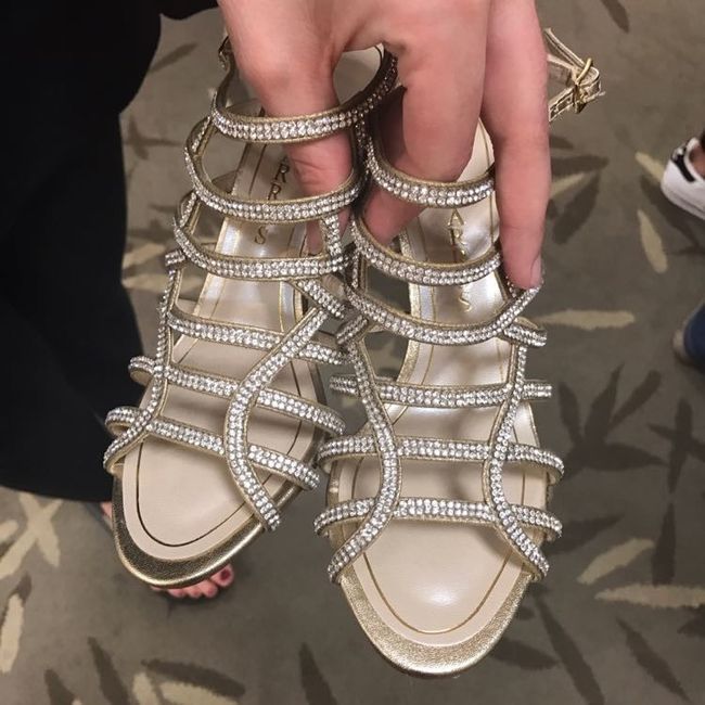 What shoes to wear? Show pics of you in your wedding dress shoes please