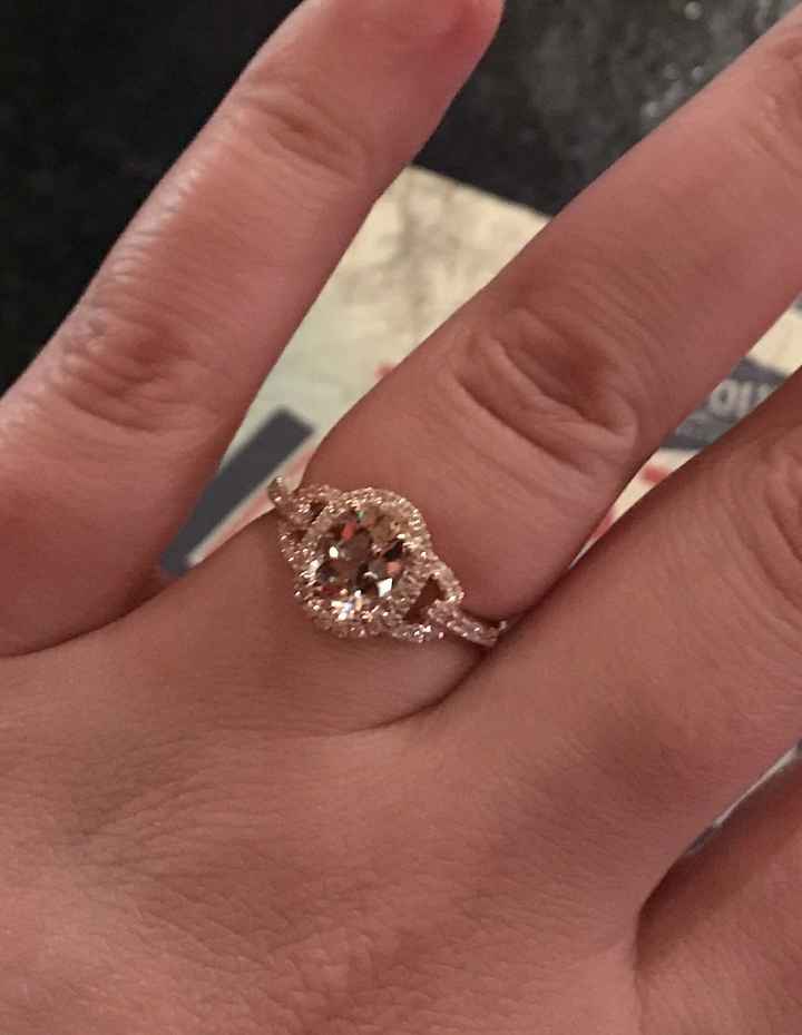 Lets see those beautiful engagement rings