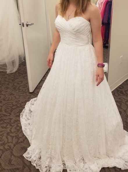 Wedding dress decisions