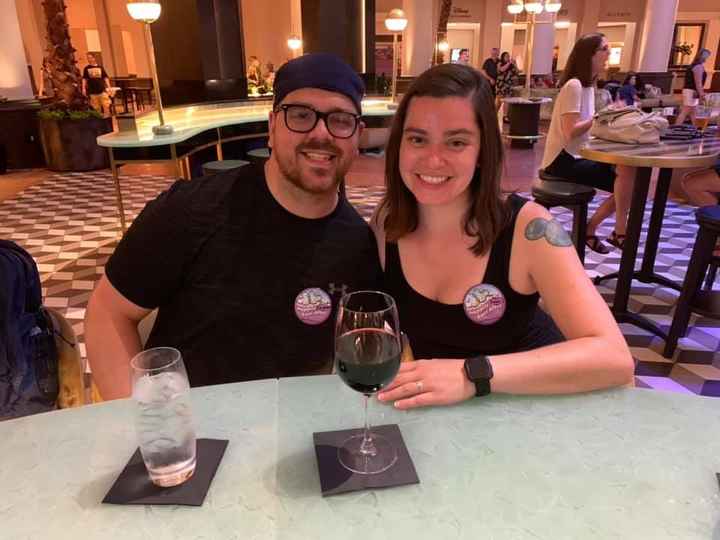 Disney World Wine After He Proposed