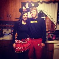 Happy Halloween post a pic of you and your fiancé in costumes