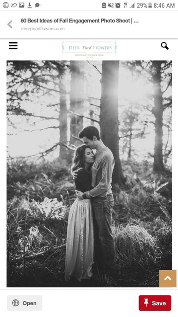 Fall engagement photo inspiration - 1