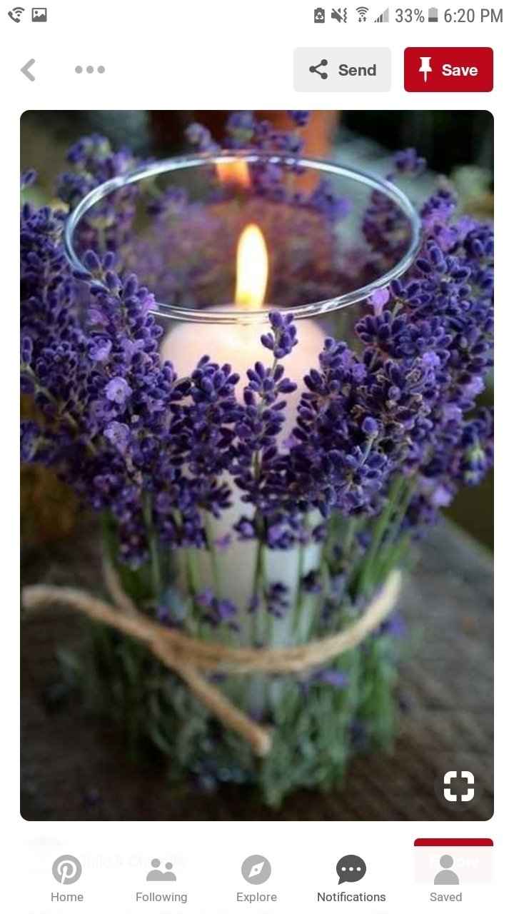 Iris (lavender) and sage rustic wedding! - 1