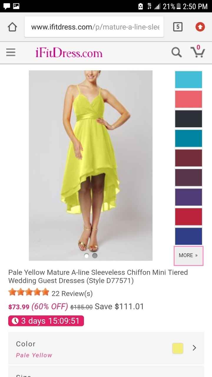 Bridesmaids Dresses to Complement Mine - 1