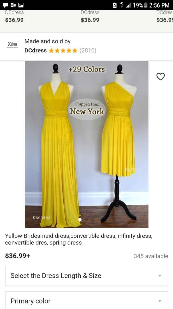 Bridesmaids Dresses to Complement Mine - 1