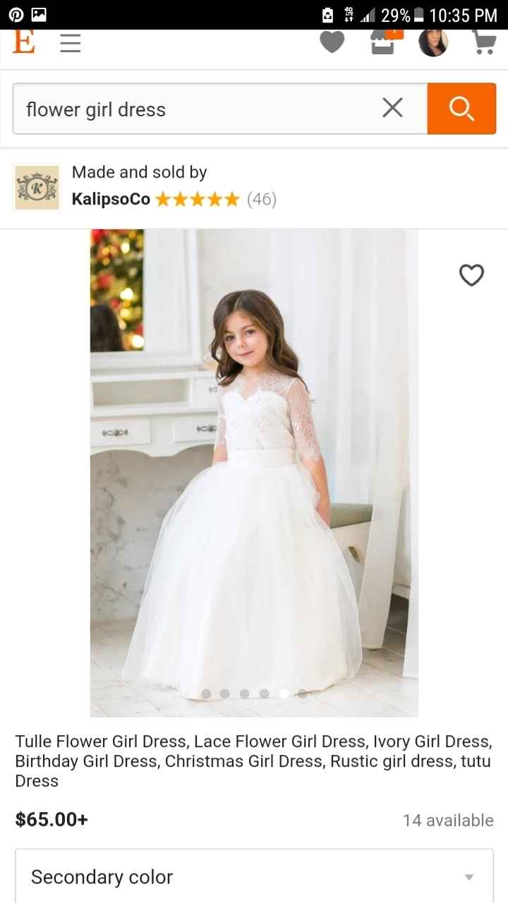 Flower Girl Dress - Tempted to pay too much! - 1