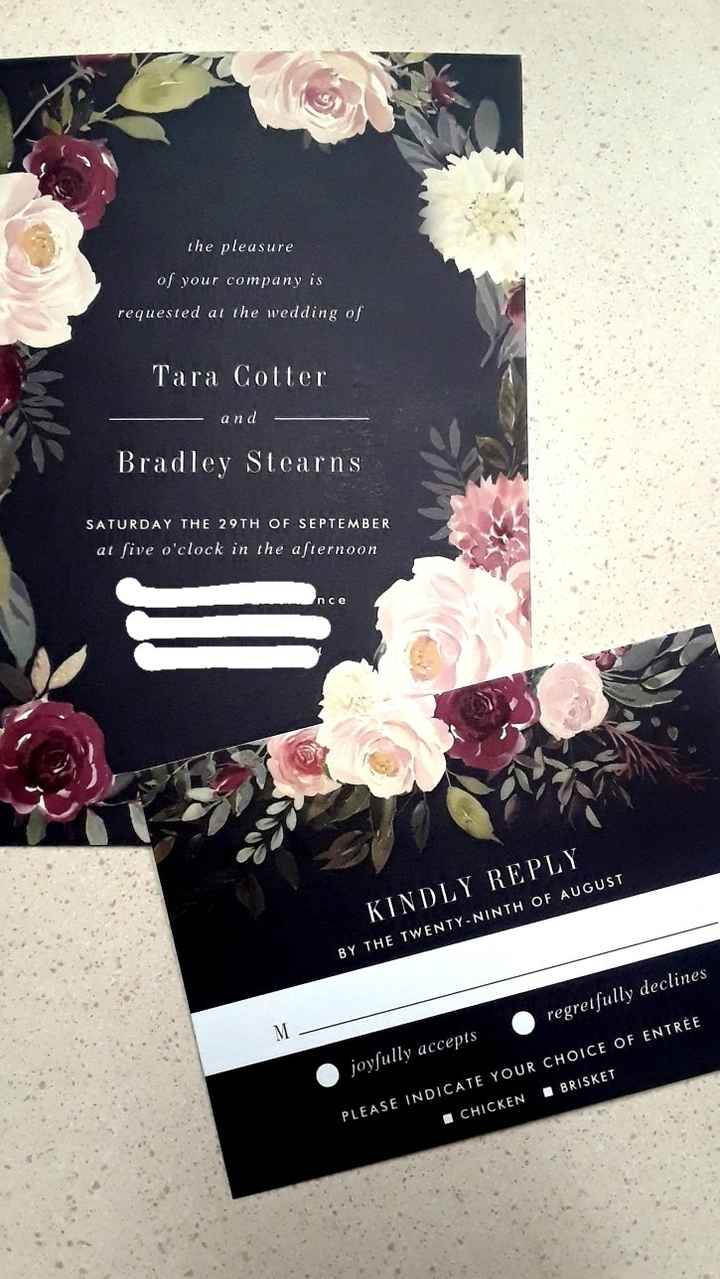 Invites vs decor - 1