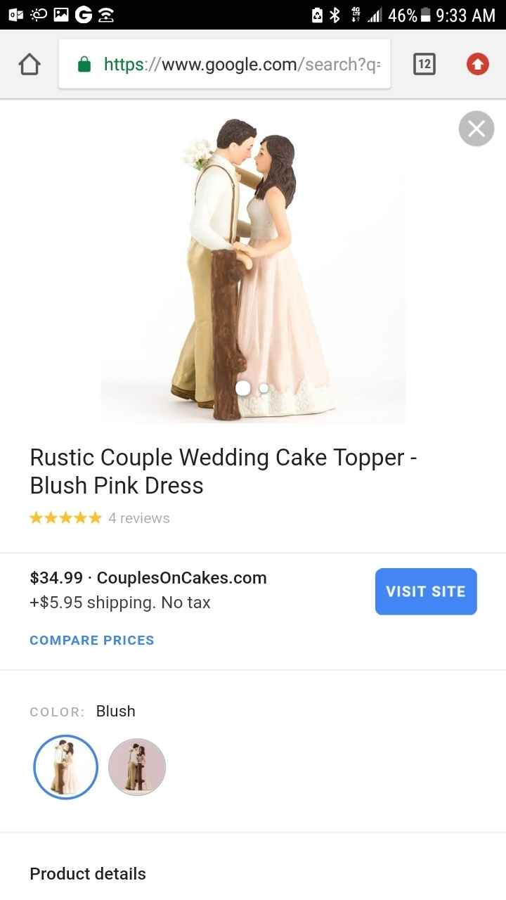 Wedding Cake Topper - 1
