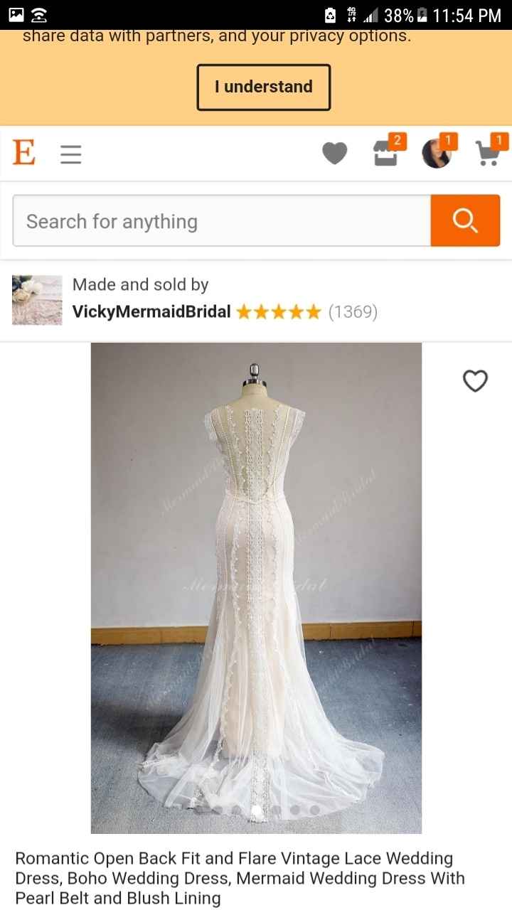 How much money did you spend on your wedding dress? - 2