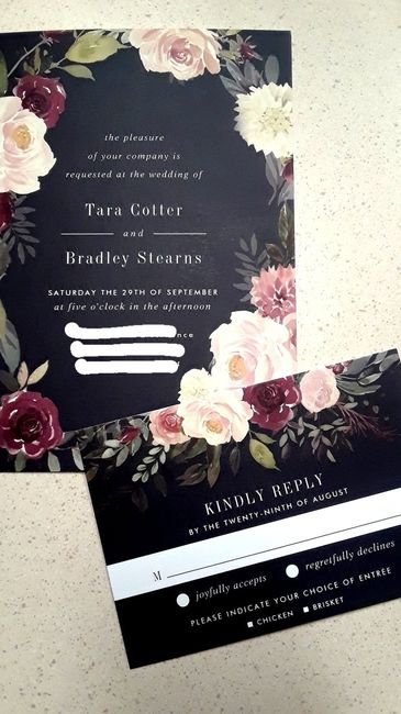Invites vs decor - 1
