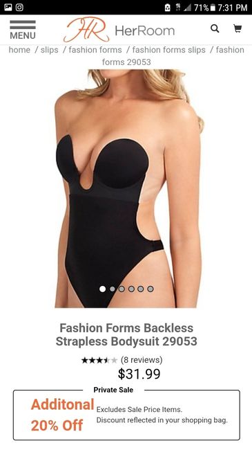 Shapewear for low back dress 1