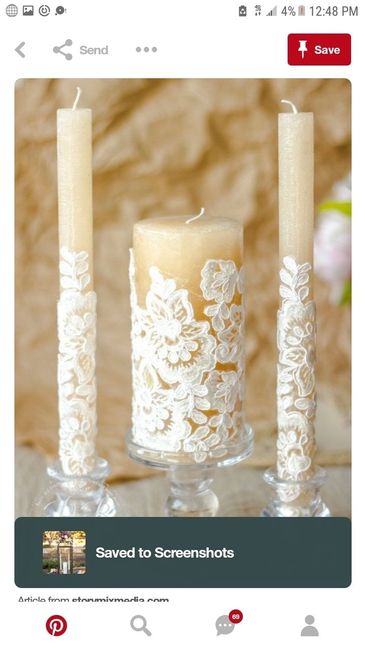 Show me your unity candle set! 3