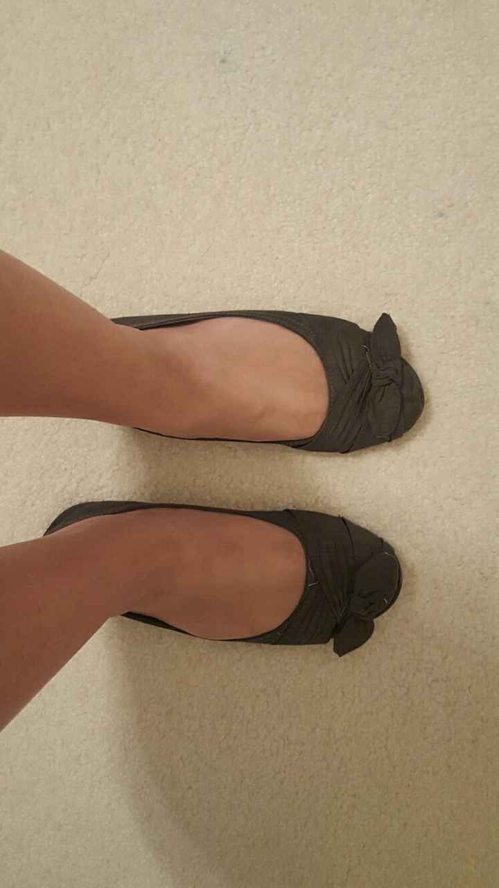 Which shoes should I wear for engagement photos tomorrow?