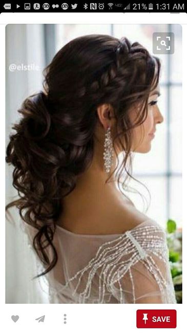Wedding hair, opinions please!