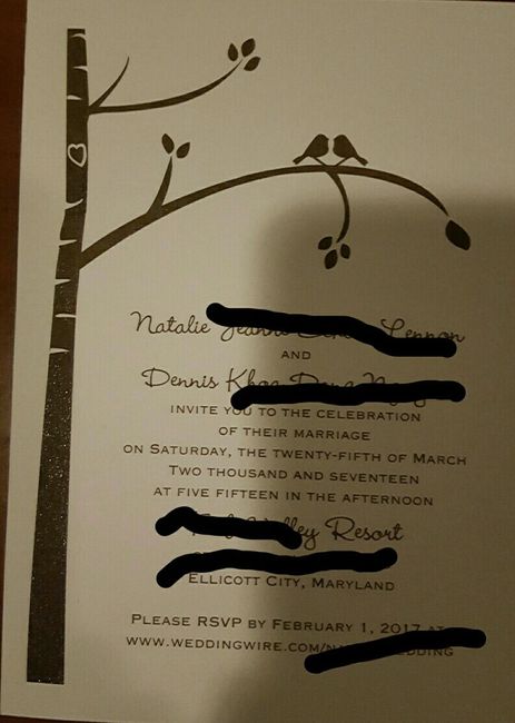 Show me your invitations!