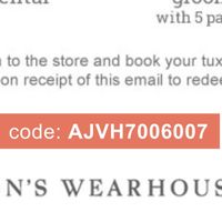 Men's warehouse coupon help!