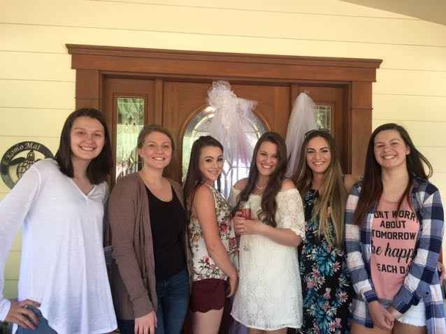 Bridal shower was yesterday
