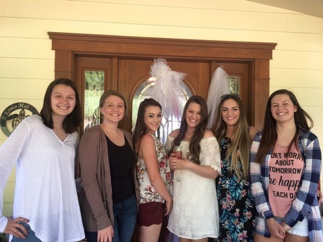 Bridal shower was yesterday
