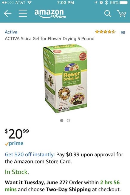 Bouquet preservation