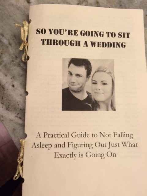 Do it Yourself Wedding Program
