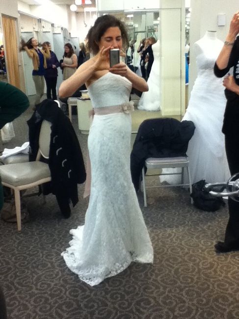 Show us your wedding dress
