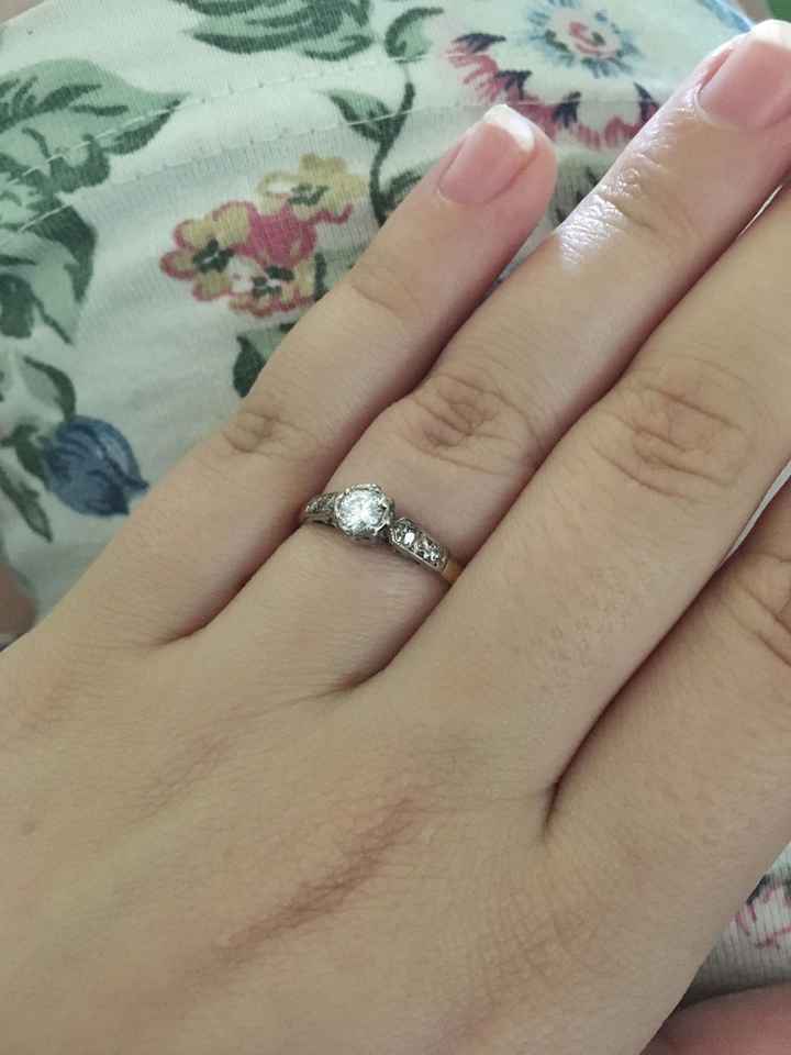 My ring is finally back - 1