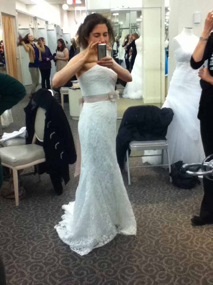 Show us your wedding dress