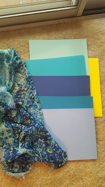 Wedding colors? I'll tell mine if you tell yours.