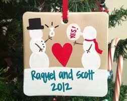 Wedding/Engagement Christmas Ornaments