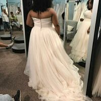 Blush wedding dress
