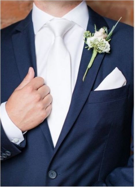 Lavender Haze (david’s Bridal) and Navy Color Scheme - 1