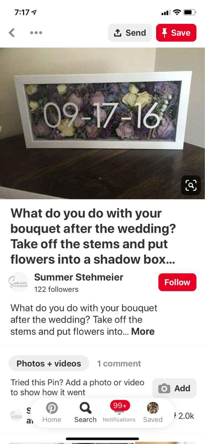 What Are You Doing With Your Bouquet After The Wedding? - 2