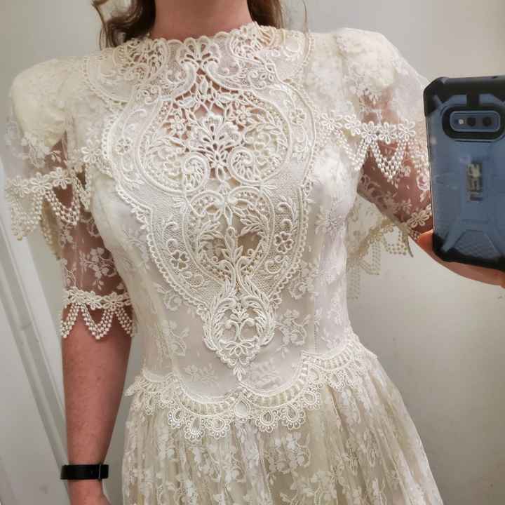 Wearing my mother s wedding dress at rehearsal Weddings
