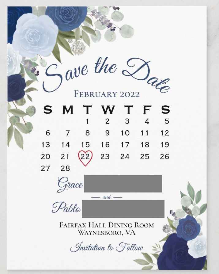 Save the dates and etiquette - 1