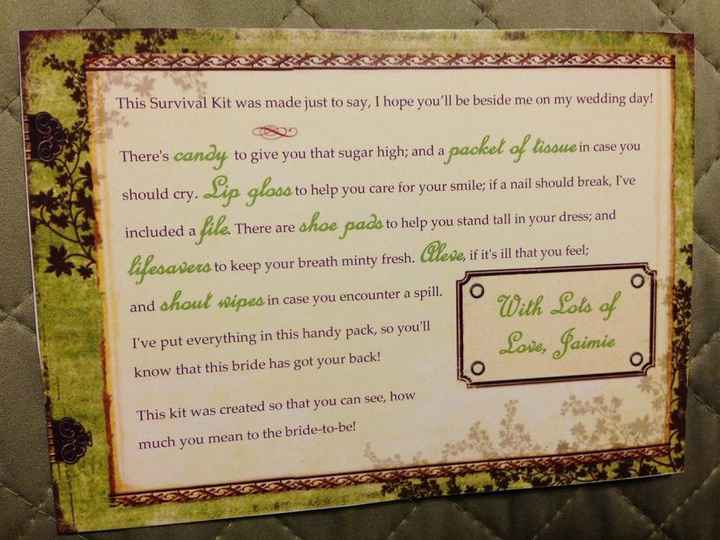 How did you "propose" to your Maid of Honor?