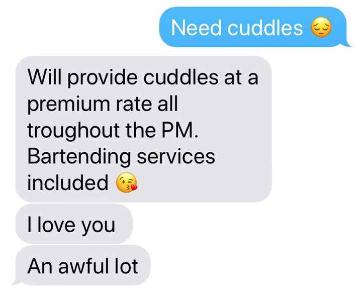Share your sweet texts? - 1